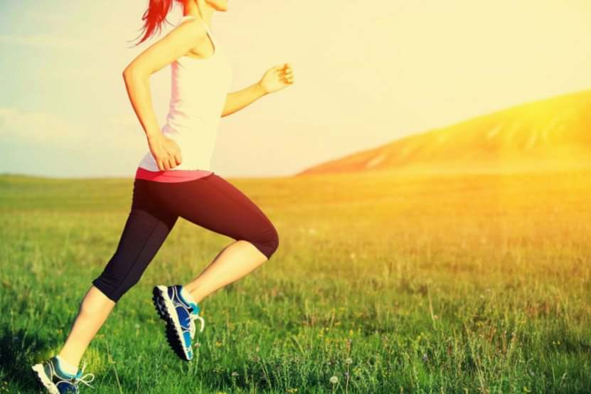 Person Jogging in Field